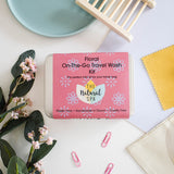 Floral Mini "On-The-Go" Travel Wash Kit