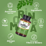 Organic Moringa Capsules 2000mg - 120 Vegan Moringa Leaves