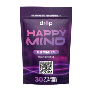 Happy Mind Gummies with Lions Mane, Ashwagandha and Rhodiola  (30 gummies) BACK IN STOCK