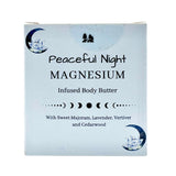 Peaceful Night Magnesium Infused Body Butter 100g Glass Jar