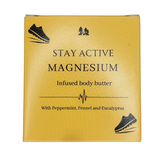 STAY Active Anti-inflammatory (Joint & Muscle Relief) Magnesium Infused Balm... Glass jar boxed