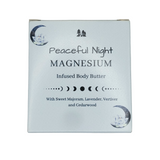 Peaceful Night Magnesium Infused Body Butter ....promotes restful sleep (Boxed Glass Jar)