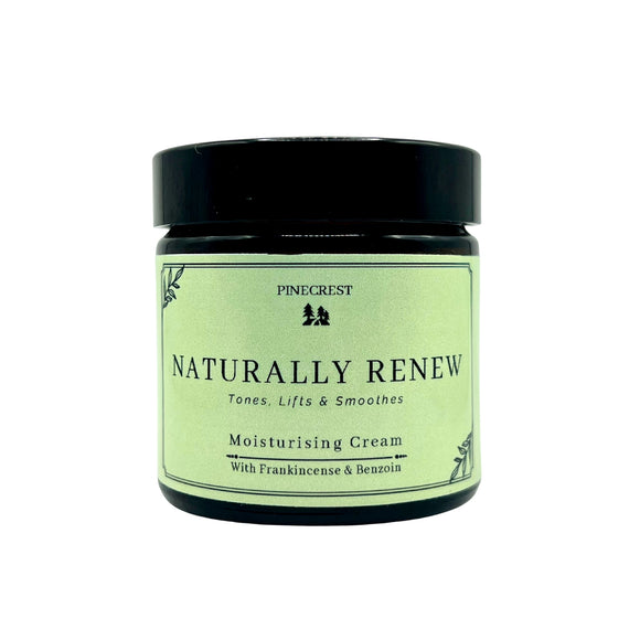 Naturally Renew Moisturiser (Tones, Lifts & Smoothes) with Frankincense & Benzoin