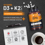 Vitamin D3 4000IU & K2 MK7 100μG Tablets
