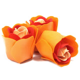 Soap Flower Heart Box - Peach Roses