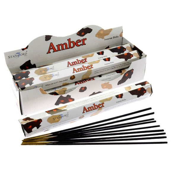Stamford Premium Hex Incense Sticks - Amber