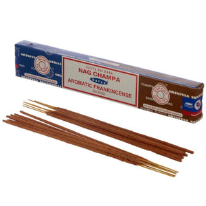 Satya Nag Champa & Aromatic Frankincense Incense Sticks