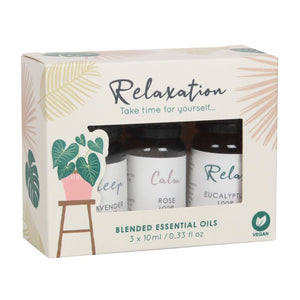 Relaxation Blended Essential Oil Gift Set