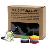 Car Diffuser Kit (Dragon Fly) with 10ml Aromatherapy Travel Ease Blend
