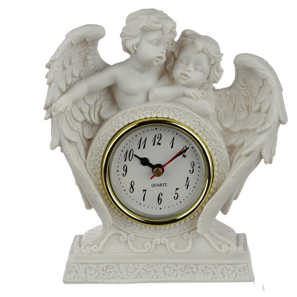 Angel Cherub Mantle Clock